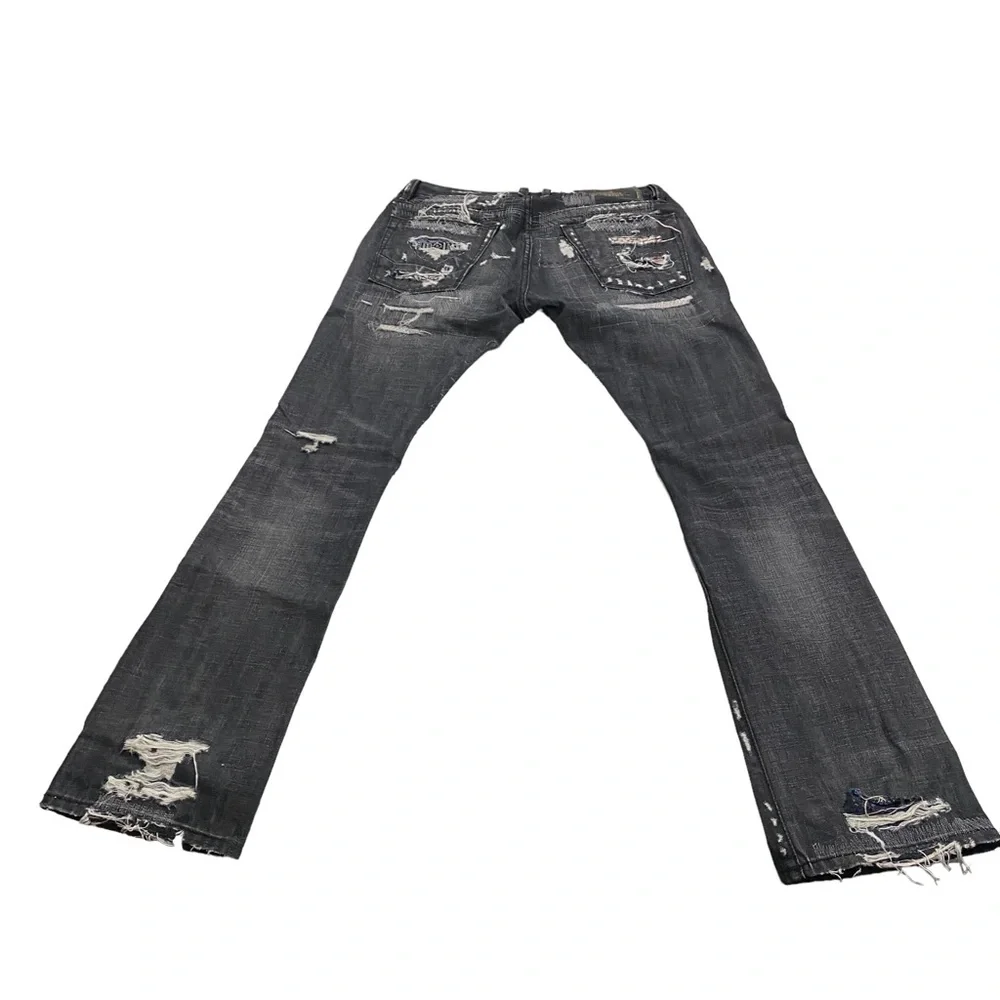 Cult of Individuality Rebel Straight Japanese Selvedge Men Black Wash Jean Sz 33 - Picture 9 of 15